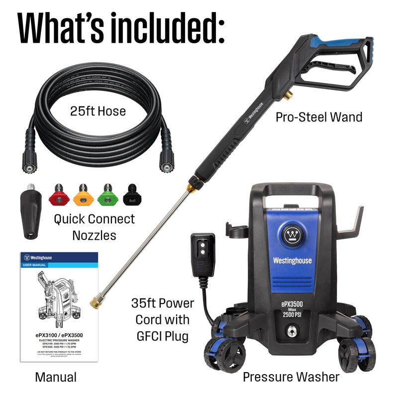 ePX3500 Electric Pressure Washer