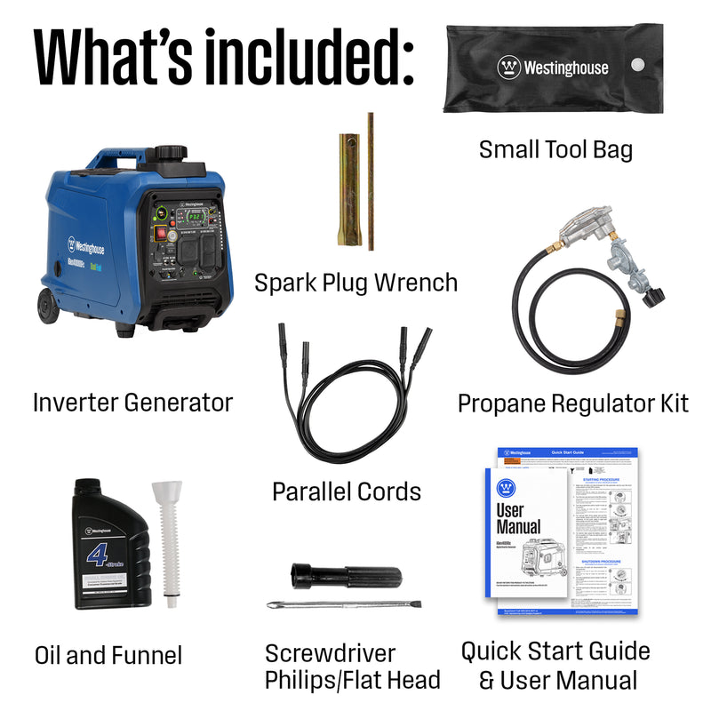 iGen4000DFc Inverter Generator - Dual Fuel with CO Sensor