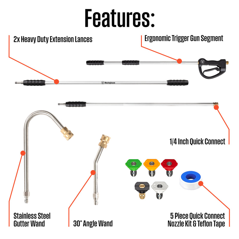 Extension Wand for Pressure Washers