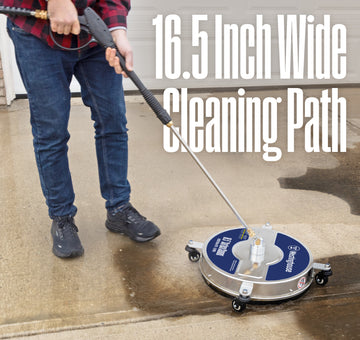 16.5" Stainless Steel Surface Cleaner for Pressure Washers