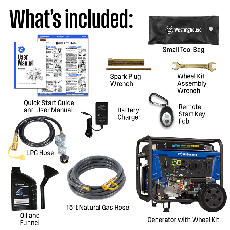 WGen11500TFc - Tri-Fuel with CO Sensor