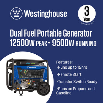 WGen9500DF Generator - Dual Fuel