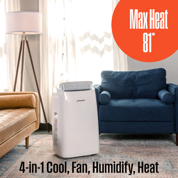 WPac14000h Portable Air Conditioner with Heat