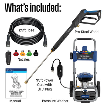 WPX2700e Electric Pressure Washer