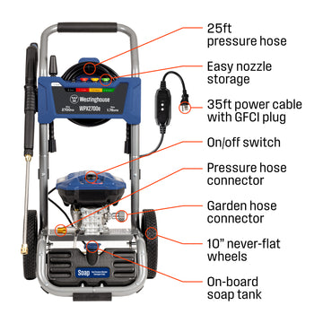 WPX2700e Electric Pressure Washer