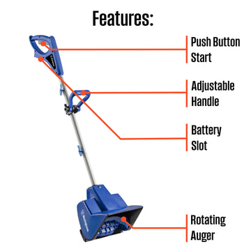 24V 11" Cordless Snow Shovel