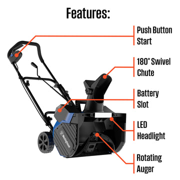 48V 18" Cordless Snow Blower