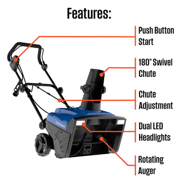 20" Corded Snow Blower