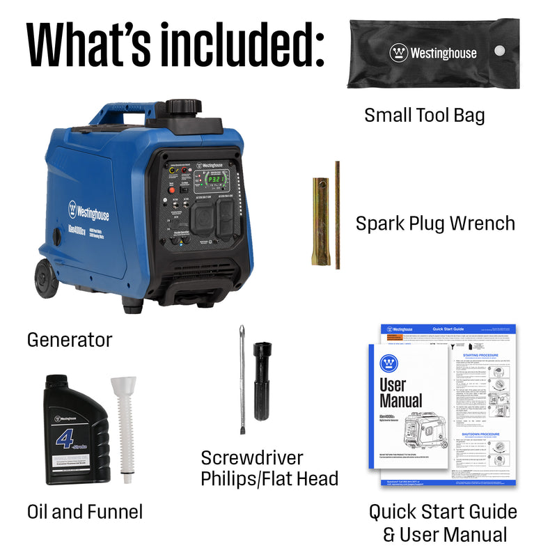 iGen4000cv Inverter Generator with CO Sensor