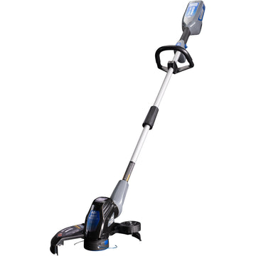 40V string trimmer and edger on a white background