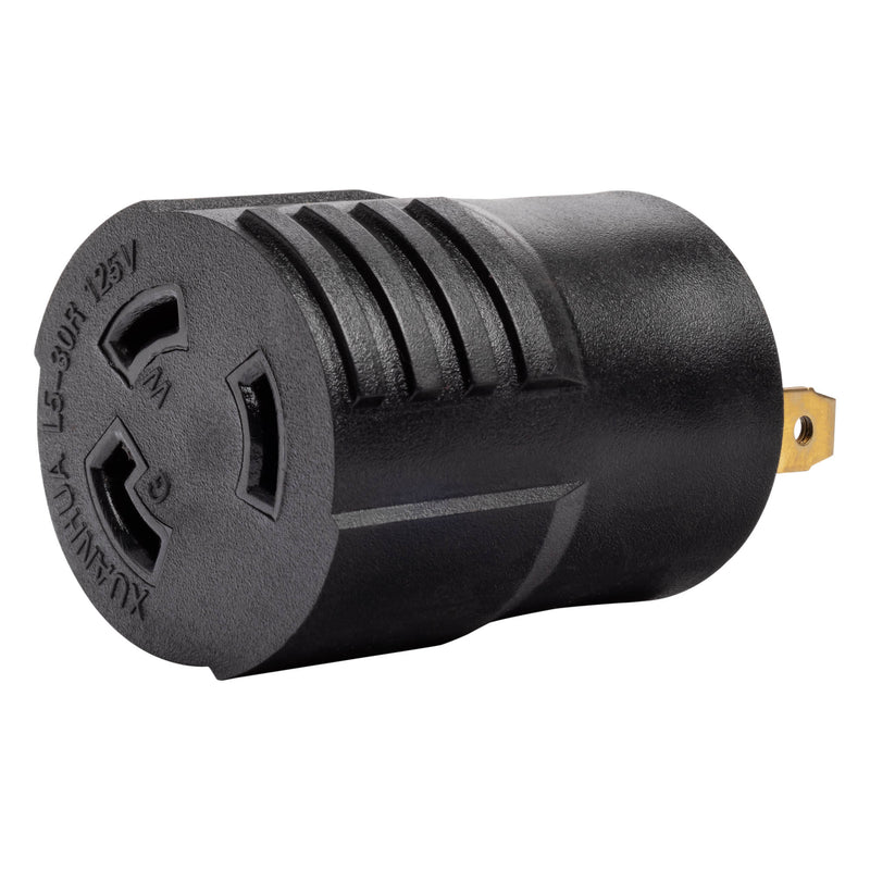 Generator Plug Adapter: 30A 120V TT-30P to L5-30R